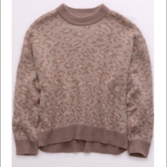 SANDBOX LS TOPS in Sandy Leopard Raw Sienna & Taupe - Picture 2 of 12